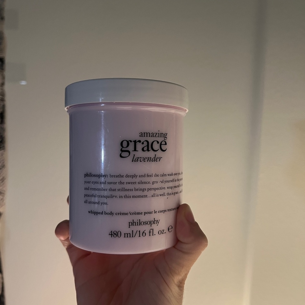 philosophy 16-oz special edition whipped body creme, amazing grace lavender